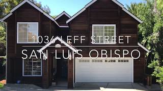 1036 Leff San Luis Obispo, CA 93401 TOUR this 3BR 2.5BA home  Studio ADU in Downtown SLO!