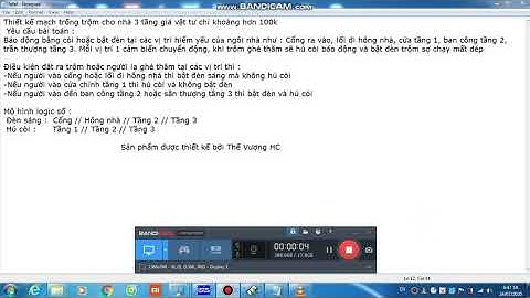 Thiết kế mạch chống trộm bằng các cổng logic cơ bản