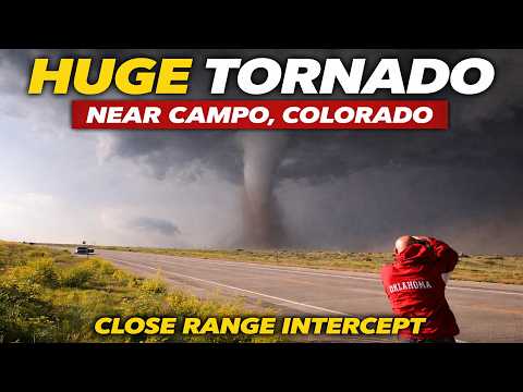 Huge Tornado Near Campo, Colorado | Close Range Intercept