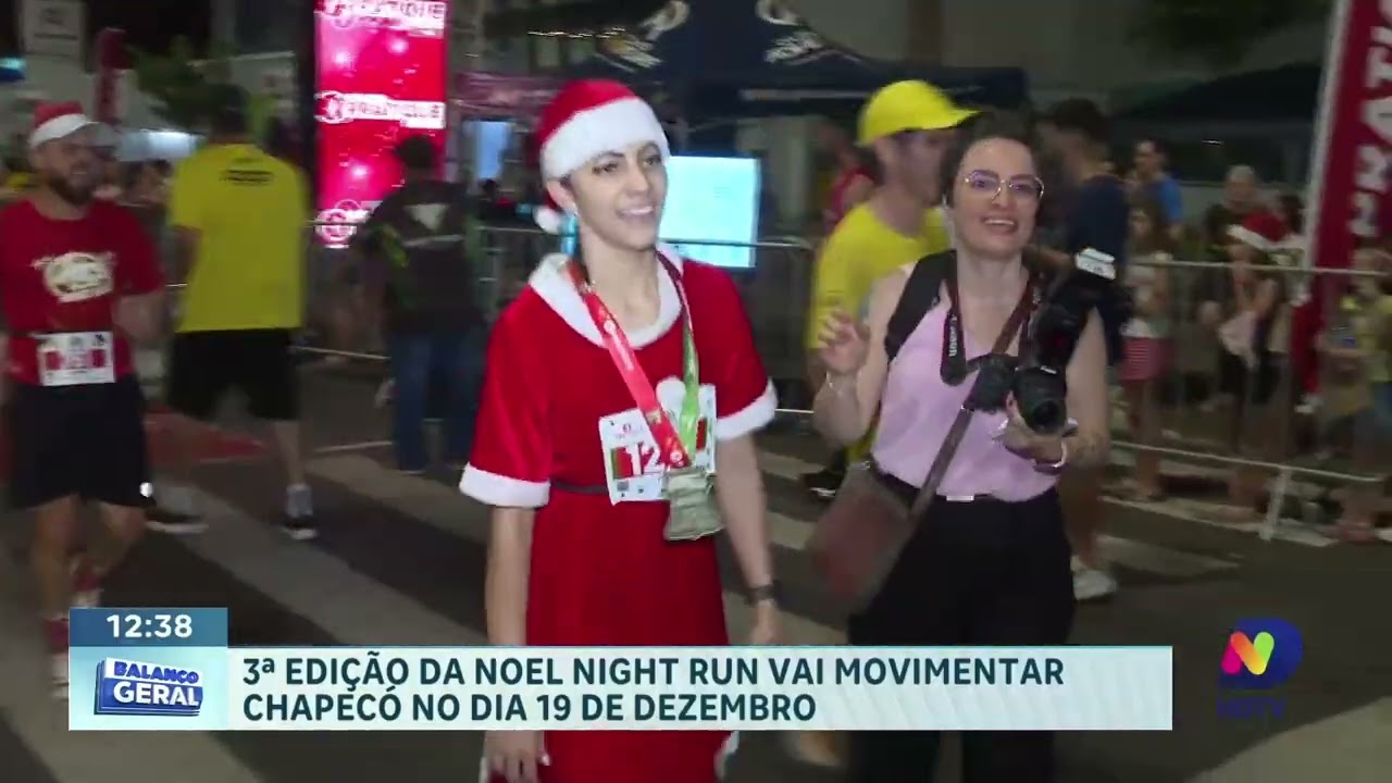 Noel Night Run chega à 3ª edição e movimenta Chapecó em dezembro