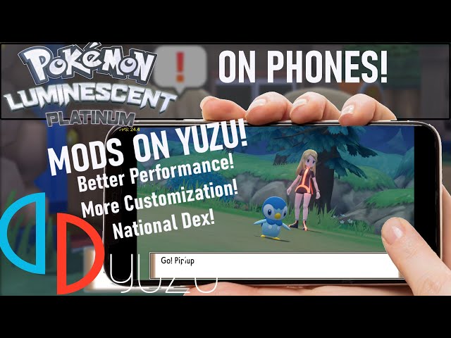 Pokémon Luminescent Platinum And YUZU Setup! The ULTIMATE Brilliant Diamond  MOD 