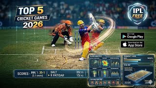 BEST CRICKET GAMES FOR ANDROID &amp; iOS 2026 🔥 | NEW CRICKET GAMES 😧#cricket #mobilegame #ipl #cricket 