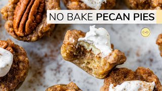 MINI PECAN PIE | no bake, vegan recipe