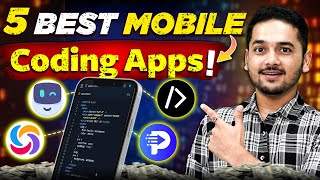 🤩5 Best Free Mobile Apps For Coding! Top 5 Coding Apps For Mobile 2025 #bca #bcacourse #coding screenshot 4