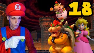 🔥‼️LA BATALLA FINAL CONTRA BOWSER Y BOWSY JR‼️🔥NEW SUPER MARIO BROS U DELUXE CAPITULO #18
