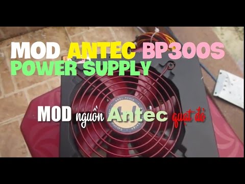 Video Mod Nguồn Antec - Sơn quạt đỏ giống Xigmatek :) - youtube