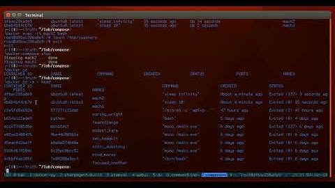 docker-compose v2 improvement