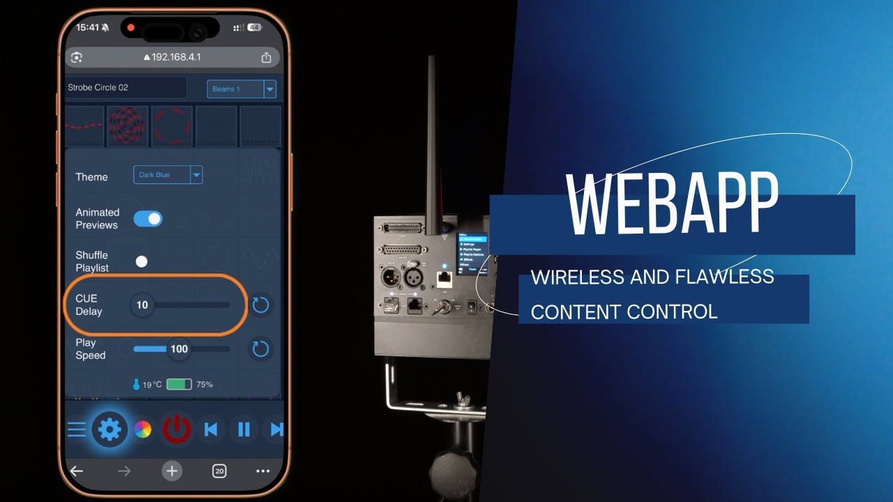 WebApp - Easy control of built-in content! Take a closer look at Ultra MK2 WebApp
