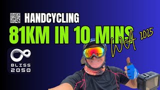 Watch This INSANE 81KM Handcycle Sprint Through The Outback!