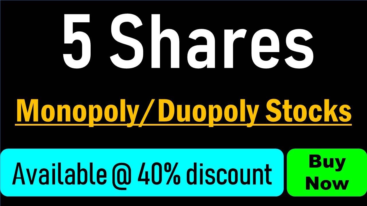 ✅5 Monopoly Stocks @ big discount💥Best portfolio stocks to buy now💥 Best stocks to buy in correction