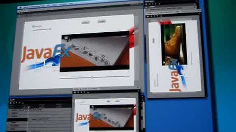 JavaFX Authoring tool demo at JavaOne 2009 - Working with multiple target screens/devices