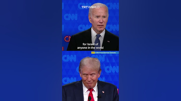 Biden and Trump debate over Israel and Gaza