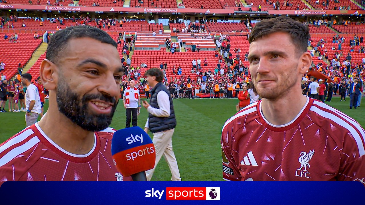 Mo Salah and Andy Robertson's EMOTIONAL final interviews at Liverpool ❤️