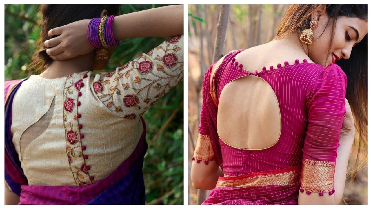 potli wala blouse design