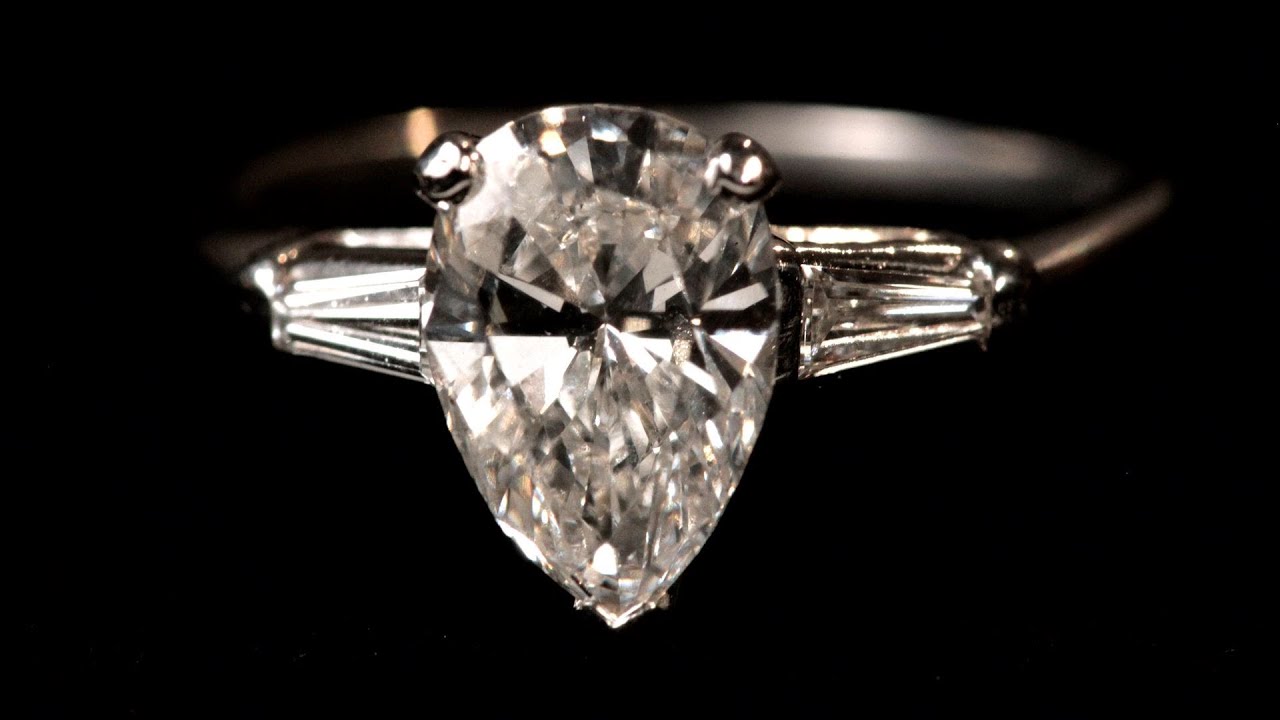 What Is a Pear Cut? Diamond Rings YouTube