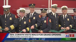 Sen. Cornyn visits Waco for Fire Station #5 Grand Opening