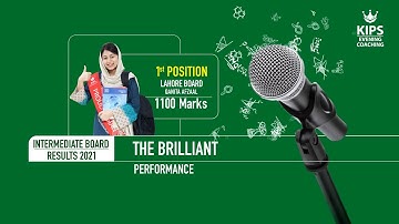 Qanita Afzaal | 1st Position in Inter Results 2021 | KIPS Preparations | Revision & Tests Session