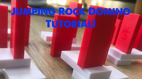 Jumping Rock Trick Tutorial(Dominoes)