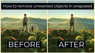 EASIEST WAY TO REMOVE UNWANTED OBJECTS IN SNAPSEED | YONG TUTORIALS screenshot 1