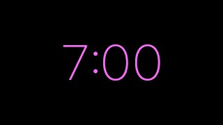 7 Minute Timer - Pink