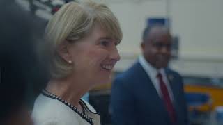 The Ohio State University President Dr. Kristina Johnson Visits Central State University