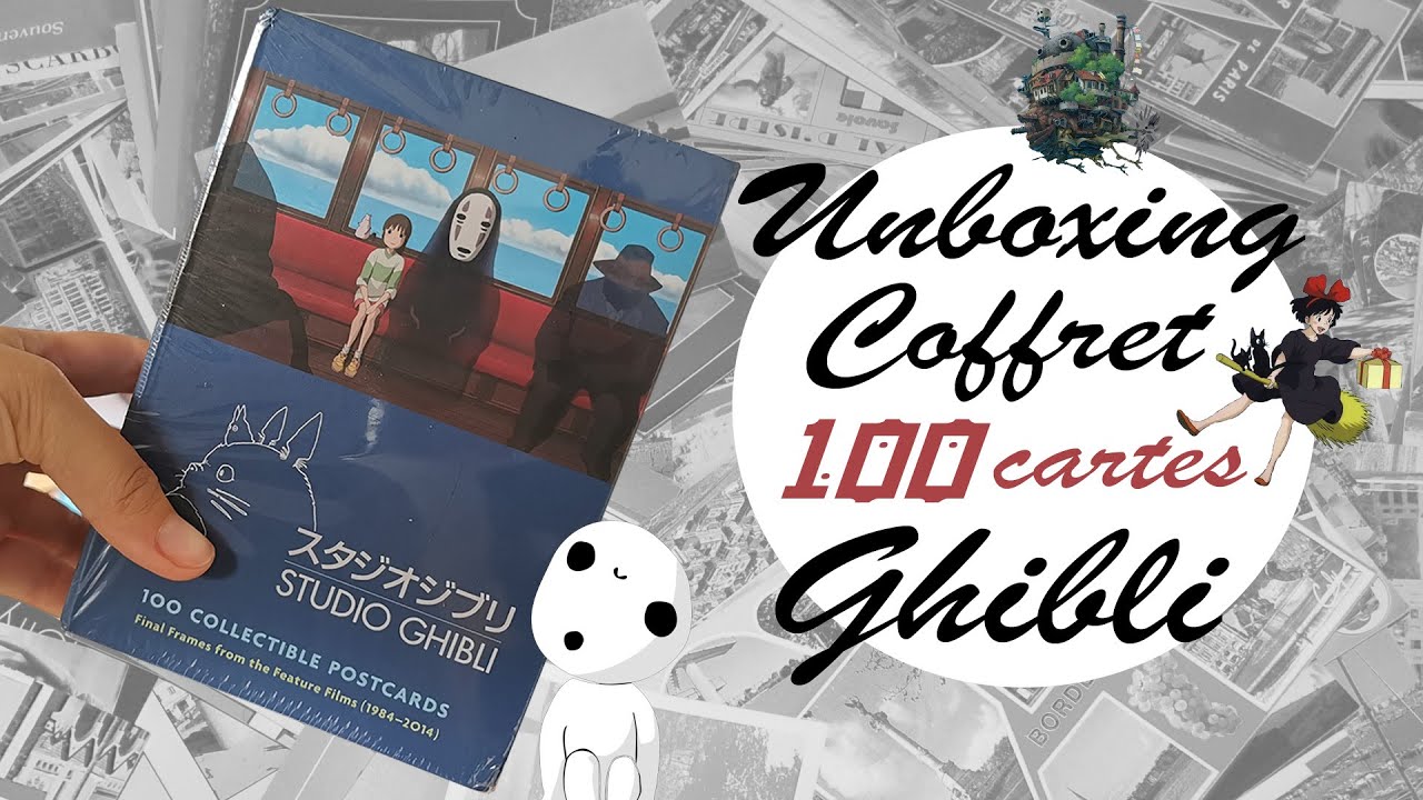 UNBOXING : 100 COLLECTIBLES POSTCARDS GHIBLI 