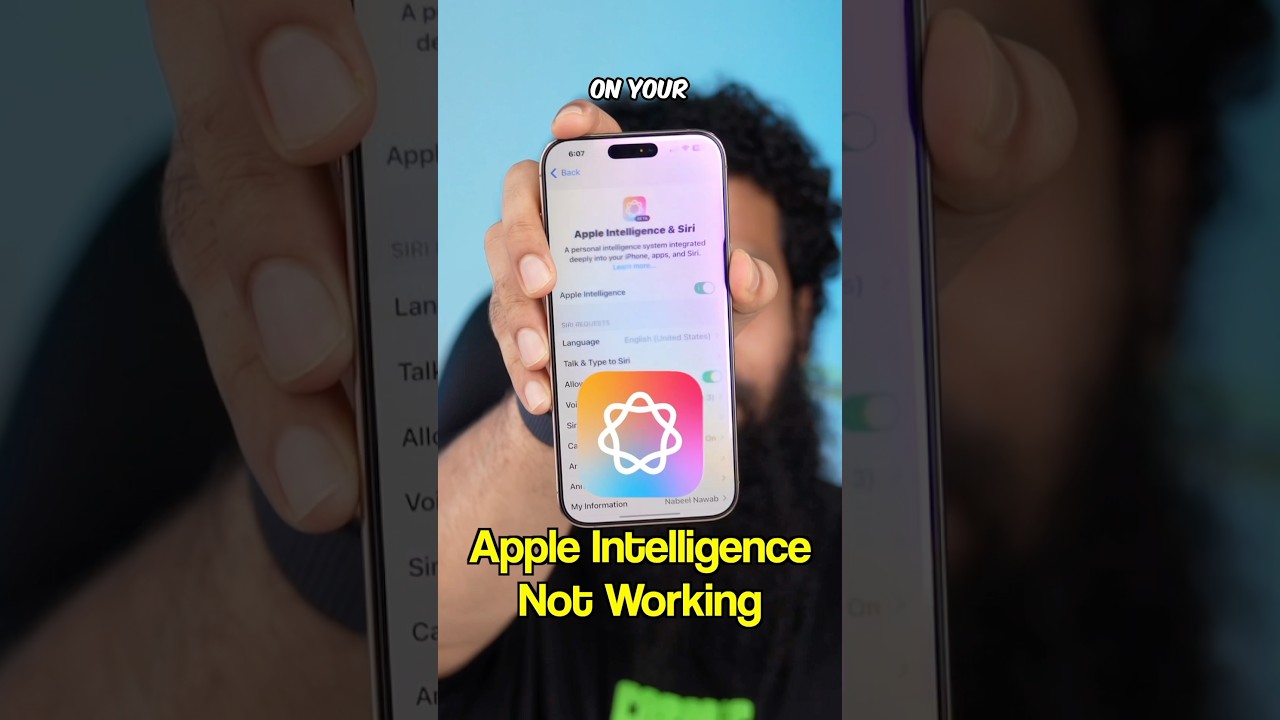 Nahi chalraha Apple Intelligence? #shorts