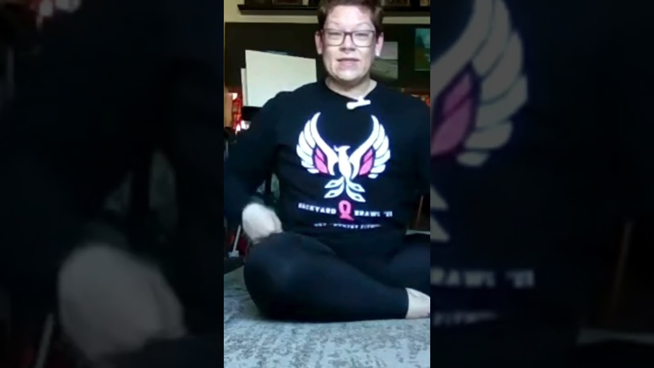 20 minutes of stretching with my dog