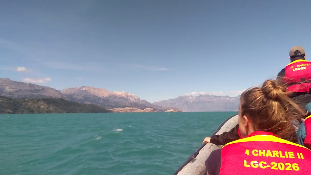 Nice boat ride to the Marble Caves near Puerto Rio Tranquilio, Chile