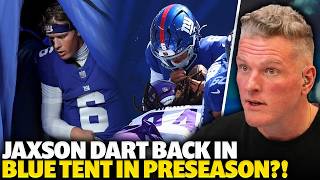 Jaxson Dart Gets SMOKED In Preseason Took A Trip To The Blue Tent For Concussion Test