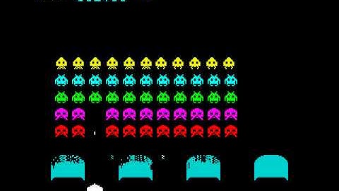 Invaders ZX Spectrum © 1982 Artic Computing
