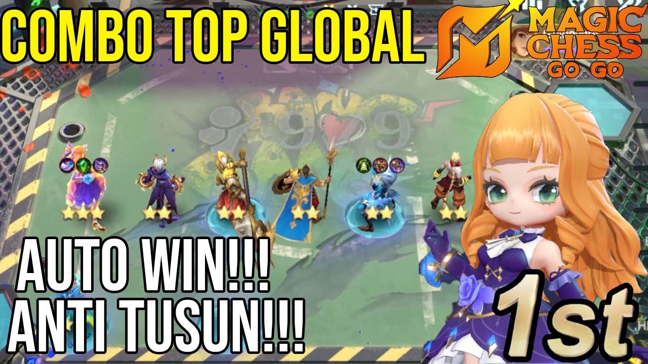 ANTI TUSUN BOSKUU!!! - COMBO TOP GLOBAL MAGIC CHESS GO GO - COMMANDER ...