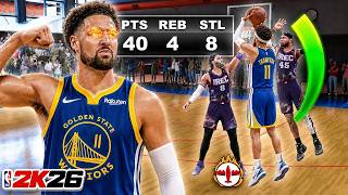 RANDOM REC 6'7 DEMIGOD KLAY THOMPSON BUILD on NBA 2K26! BEST 6'7 SG BUILD! Best BUILD 2K26 SEASON 7!