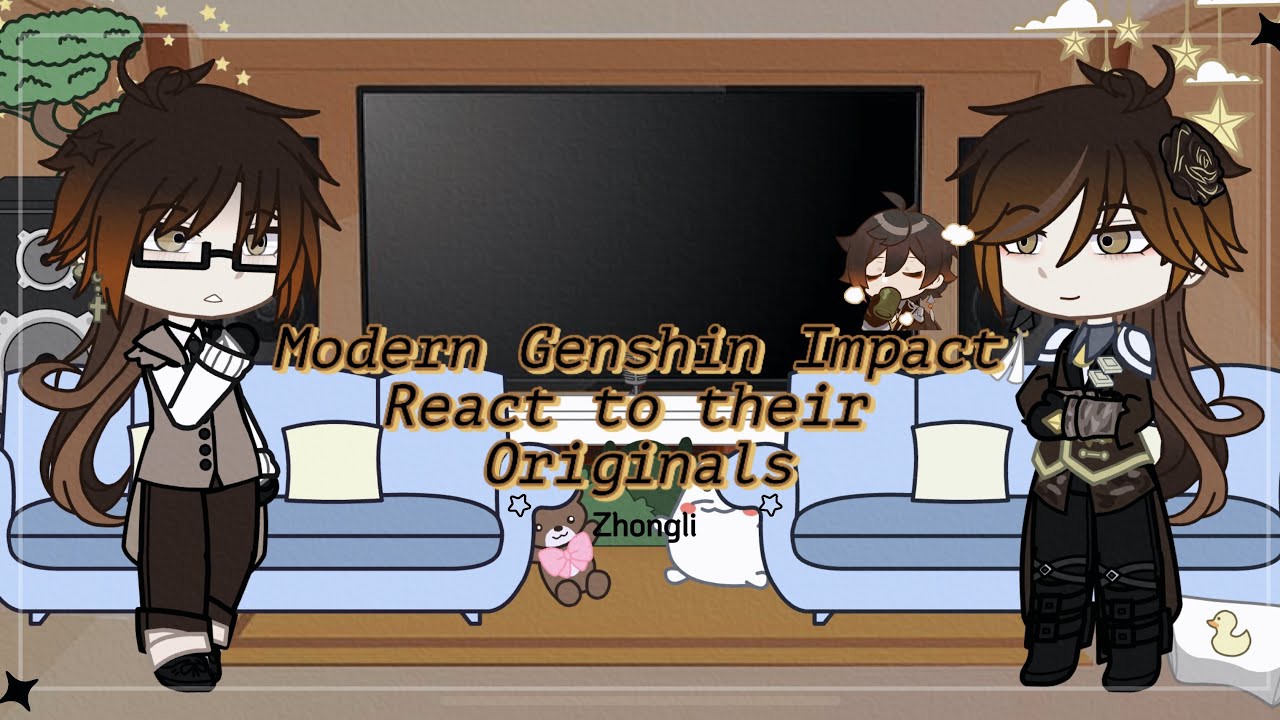 Modern Genshin Impact react to their Originals \\ Zhongli // | Genshin Impact | pt 3/8