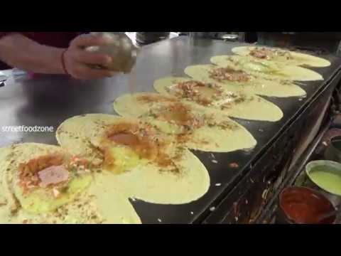 Dosa Varities @ Ram Ki Bandi | Most Popular Dosa Center In Hyderabad | Panner Dosa | Cheese dosa | Street Food Zone