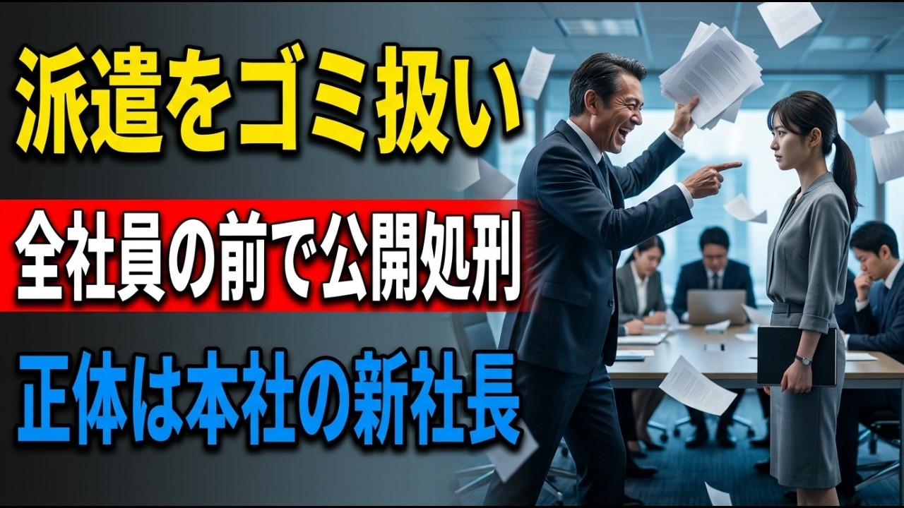 「お前いる意味ないし早く辞めたら？w」次期社長候補の上司から罵倒された派遣OL→「じゃあ辞めます」お望み通り辞めた結果…
