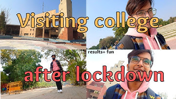 Visiting college after 11months 😍| DTU Vlog1 Result+ Fun💯| Vinay Chopra