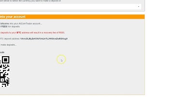 How to find Bitcoin Wallet Address in Altcoin Trader