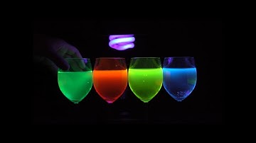 How to make Easy Glowing Water Light Science Experiments fun For Kids