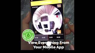 Wireless Panoramic 360 Light Bulb CCTV screenshot 1