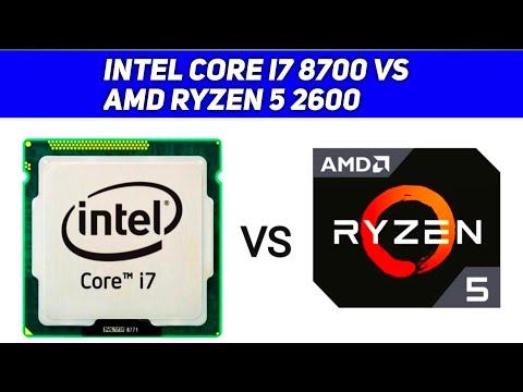Intel Core i7 8700 vs AMD Ryzen 5 2600 Which is best | Cpu comparison
