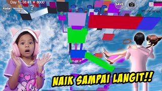 FIRST TIME PLAYING PARKOUR OBBY UP TO THE SKY‼️😱 SAKURA SCHOOL SIMULATOR INDONESIA‼️