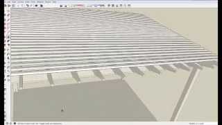 How to Space Lattice Evenly Without Math (Sketchup)