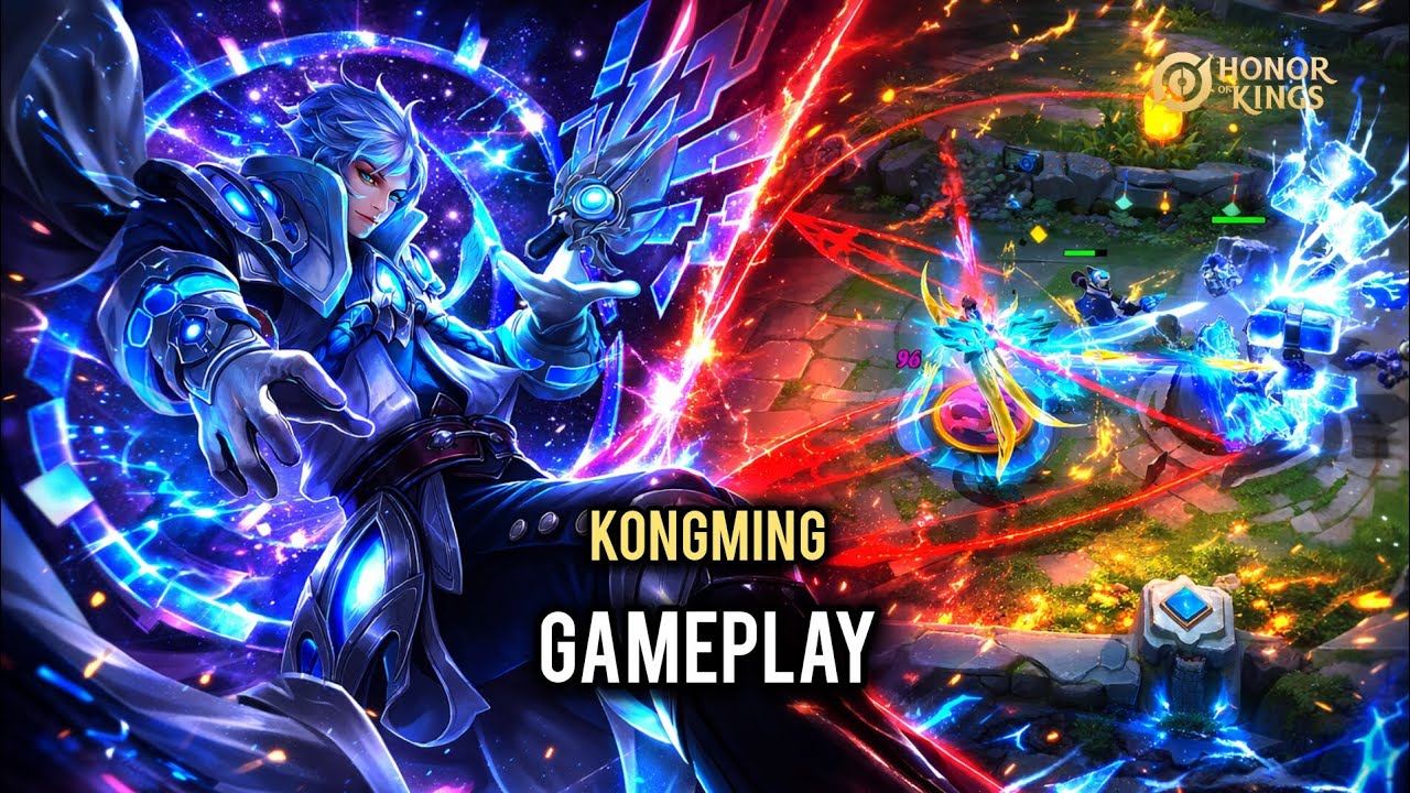 HOK : KONGMING / LINEA CENTRAL GAMEPLAY | HONOR OF KINGS 