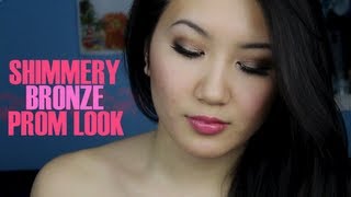 Prom Makeup Tutorial: Shimmery Copper/Bronze Look -- beautycakez