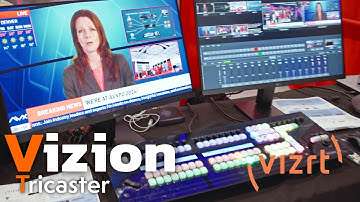 VIZRT Vizion. A high-end flagship TriCaster and Mini S - AVX 2024 | AVX 2024