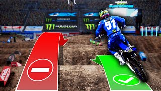 INTERDIT de sauter plus que des doubles !! (Défi - Supercross 4 ...