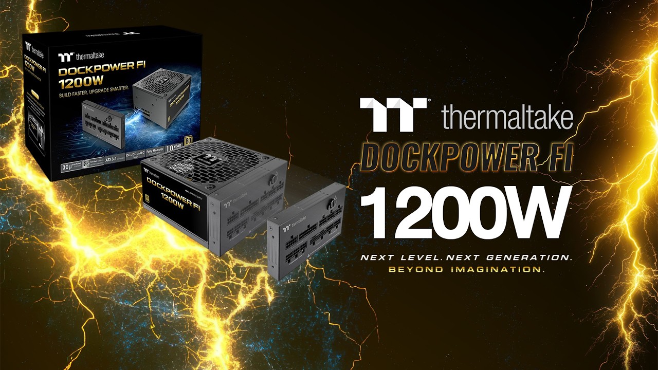 Nguồn máy tính Thermaltake Dockpower FI 1000W 80 Plus Gold