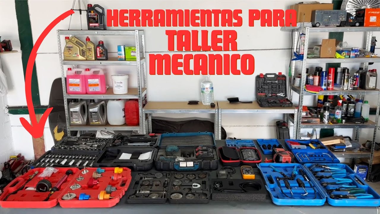 Todas Las HERRAMIENTAS NECESARIAS Para Abrir un TALLER MECANICO