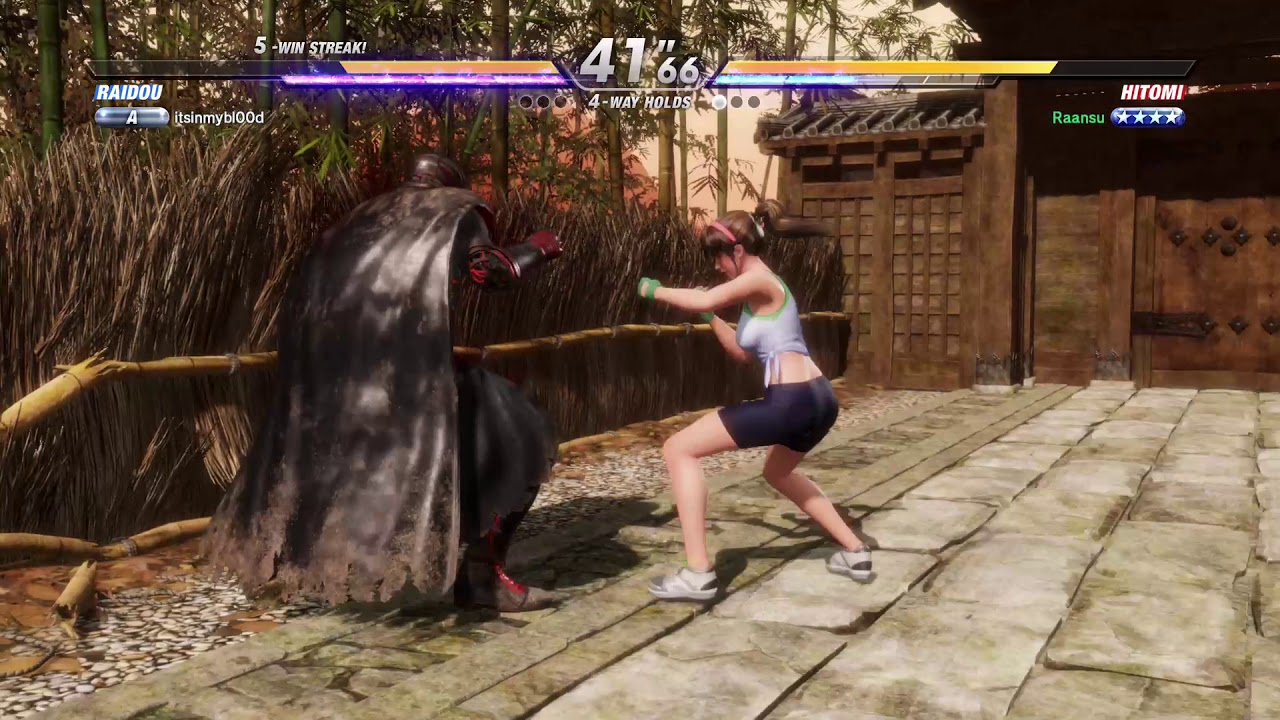 Dead or Alive 6 Hitomi (Raansu) vs Raidou online match